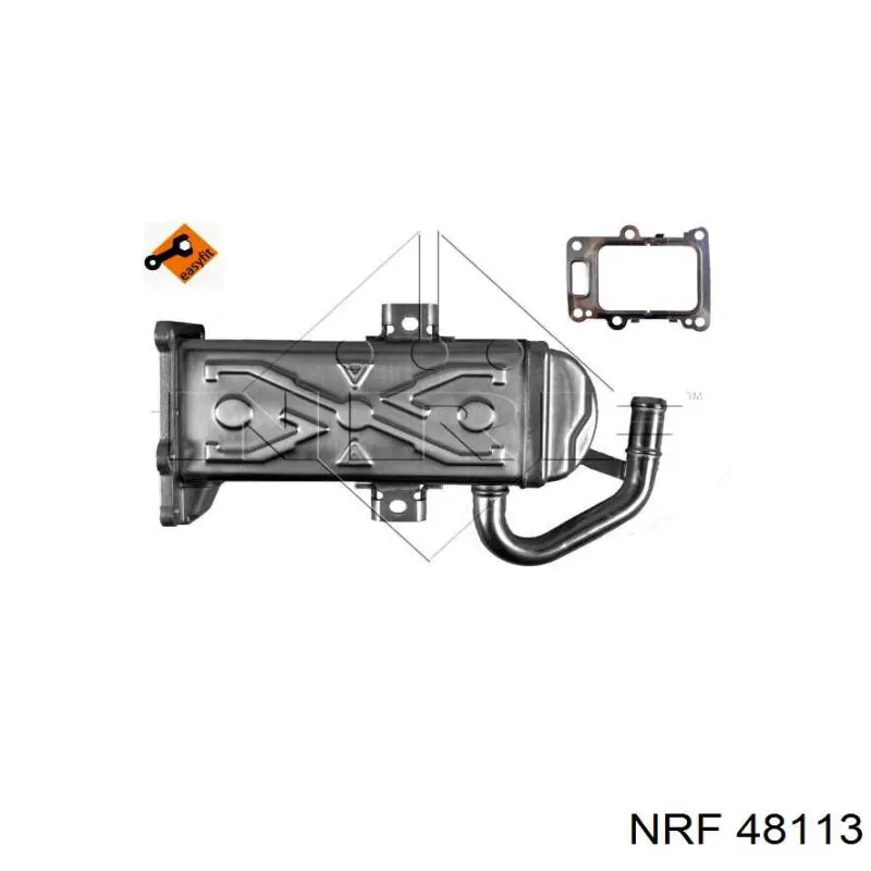 EGRVW007A NTY радіатор системи рециркуляції ог