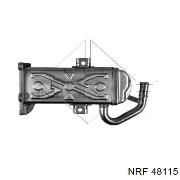 Радіатор системи рециркуляції ОГ 48115 NRF