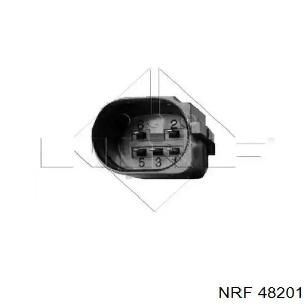 48201 NRF Радіатор системи EGR рециркуляції вихлопних газів