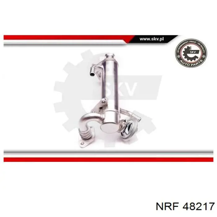 Радіатор системи EGR рециркуляції вихлопних газів 48217 NRF