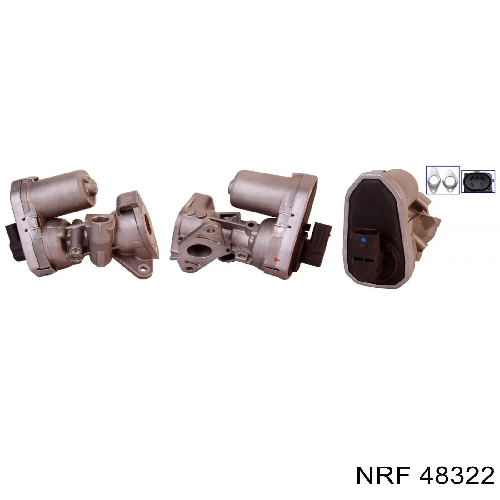 48322 NRF Клапан рециркуляції відпрацьованих газів EGR
