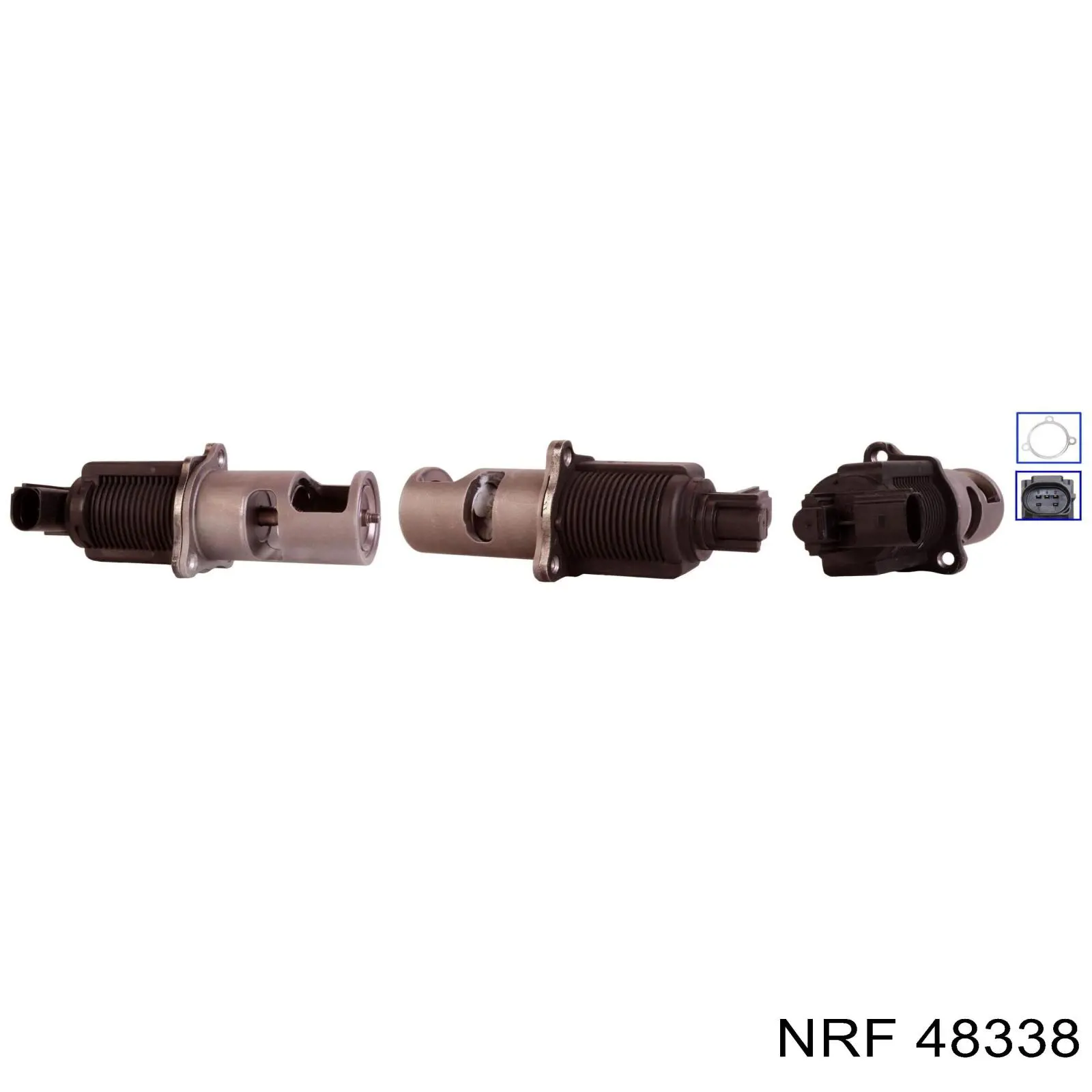 Клапан EGR NRF 48338 ціна, від 68.62 USD