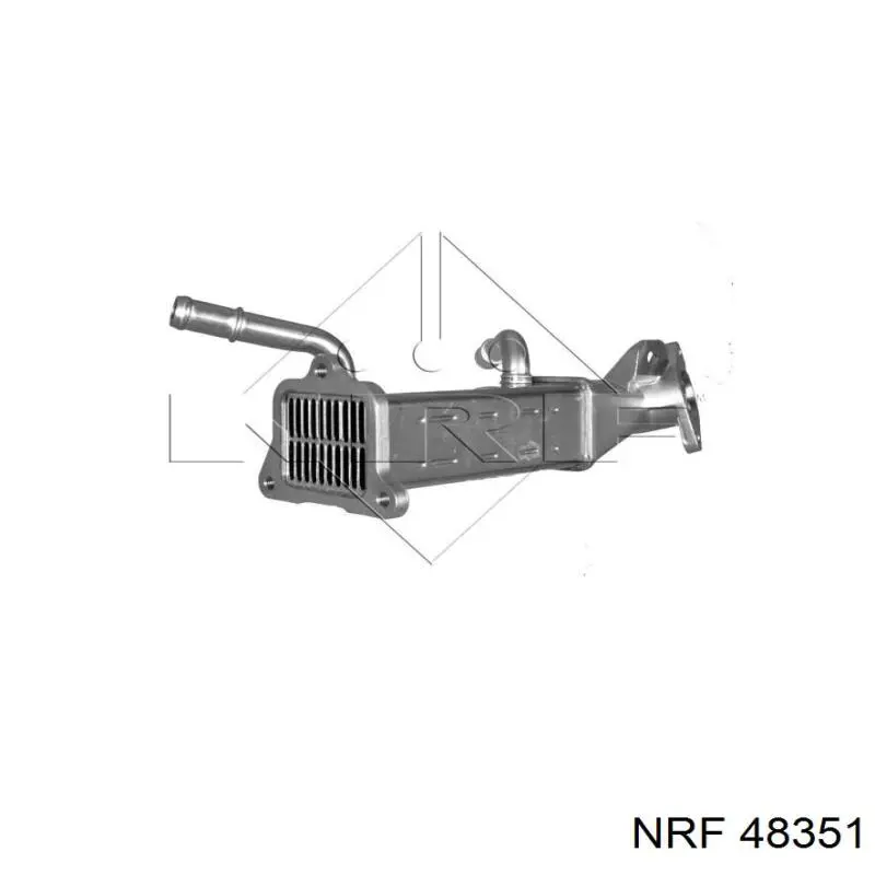 Радіатор системи EGR рециркуляції вихлопних газів 48351 NRF