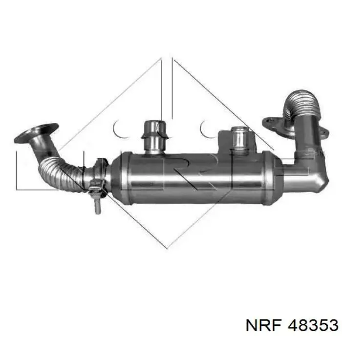 48353 NRF радіатор системи рециркуляції ог