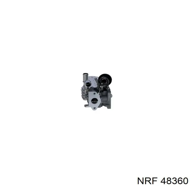 Радіатор системи EGR рециркуляції вихлопних газів NRF 48360 ціна, від 220.57 USD