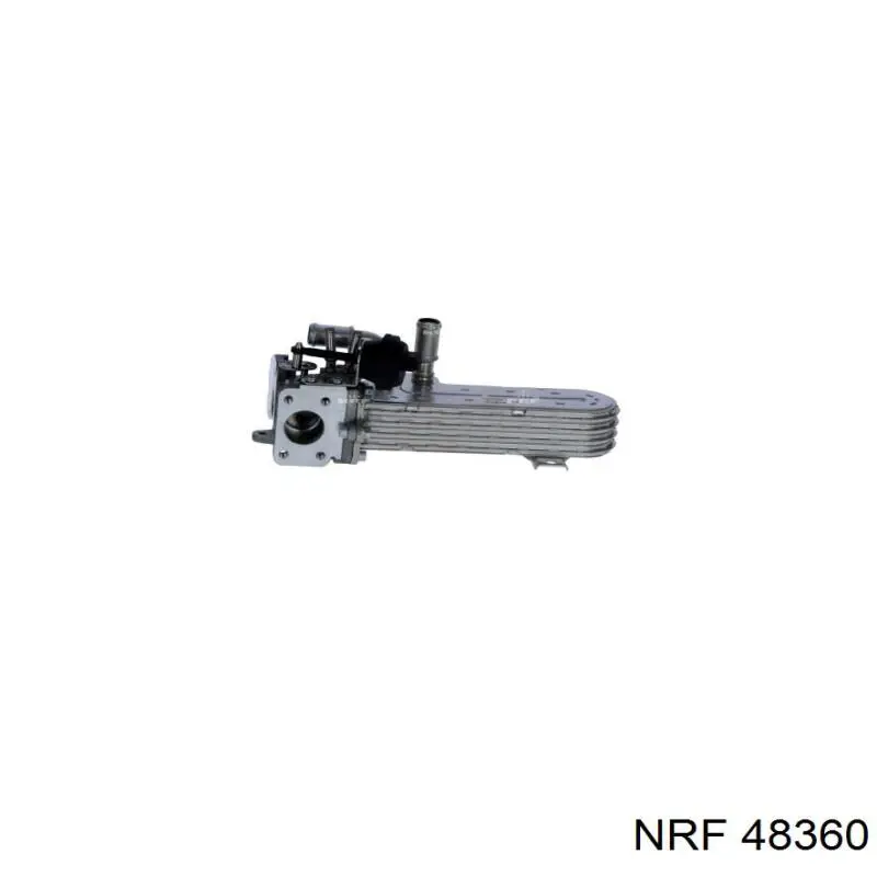 Купити 48360 NRF Радіатор системи EGR рециркуляції вихлопних газів