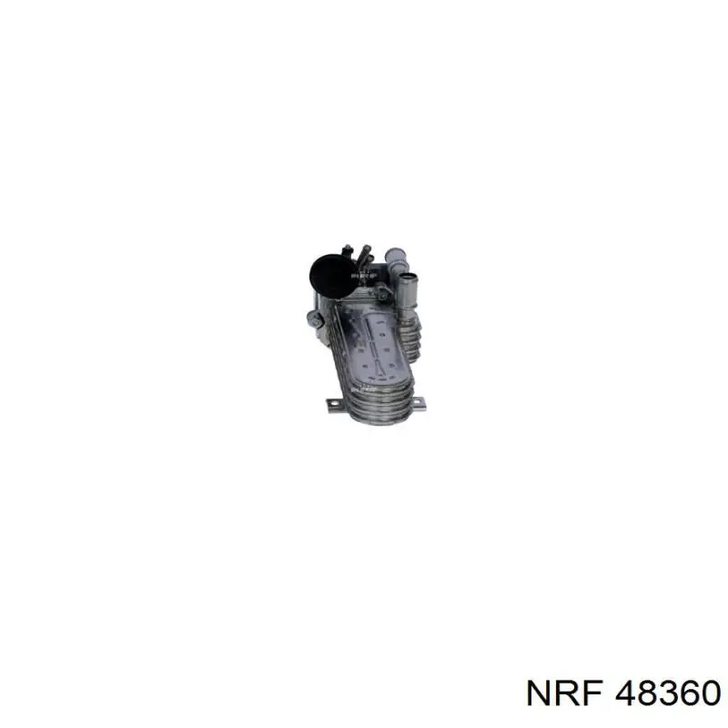 Радіатор системи EGR рециркуляції вихлопних газів 48360 NRF