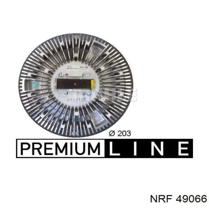 Вискомуфта вентилятора 49066 NRF