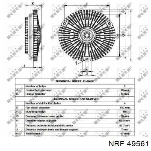 49561NRF-Муфтаелектромагнітнаприводувентилятора