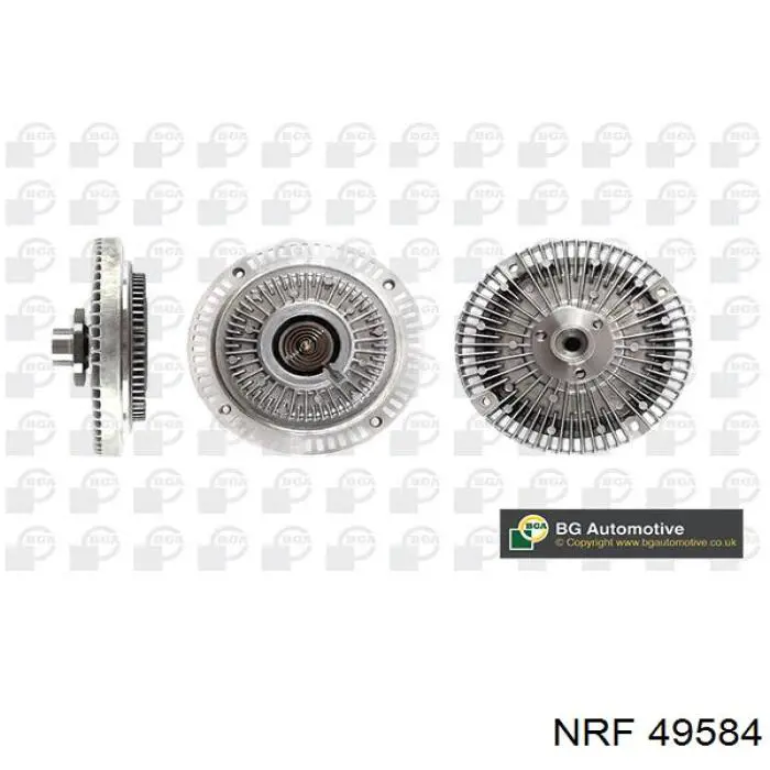 49584 NRF Гідромуфта приводу вентилятора