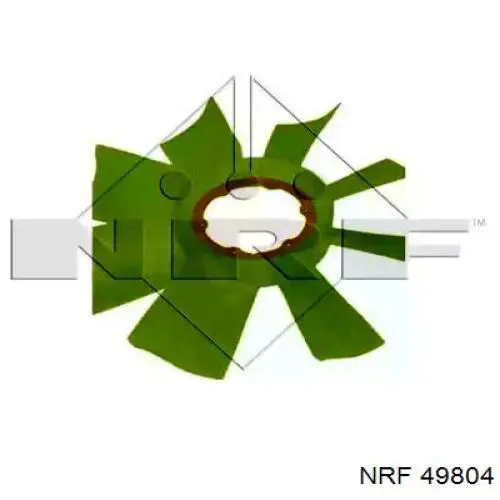 Вентилятор/крильчатка радіатора охолодження 49804 NRF