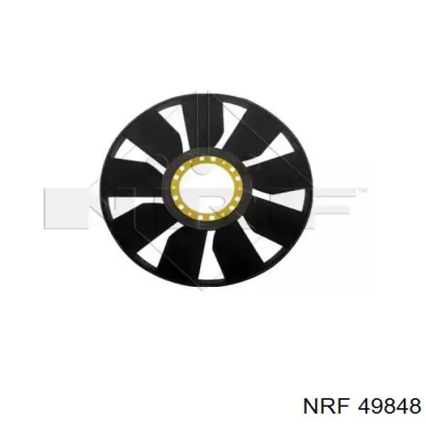 Купити 49848 NRF Вентилятор/крильчатка радіатора охолодження