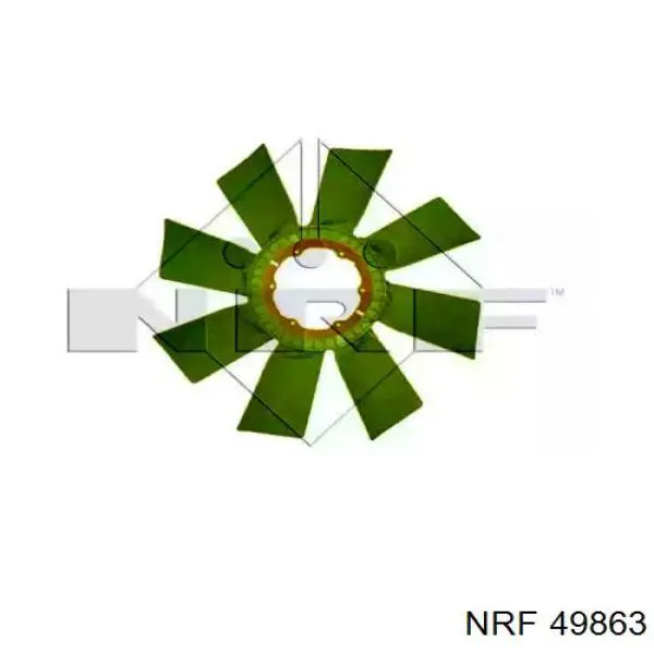 В'язкова муфта вентилятора NRF 49863 ціна, від 91.95 USD