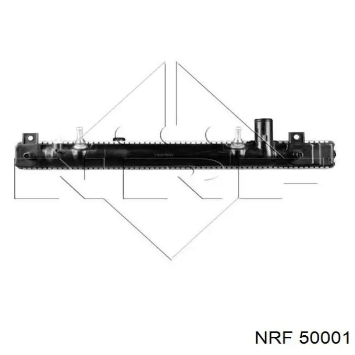 Купити 50001 NRF Радіатор двигуна
