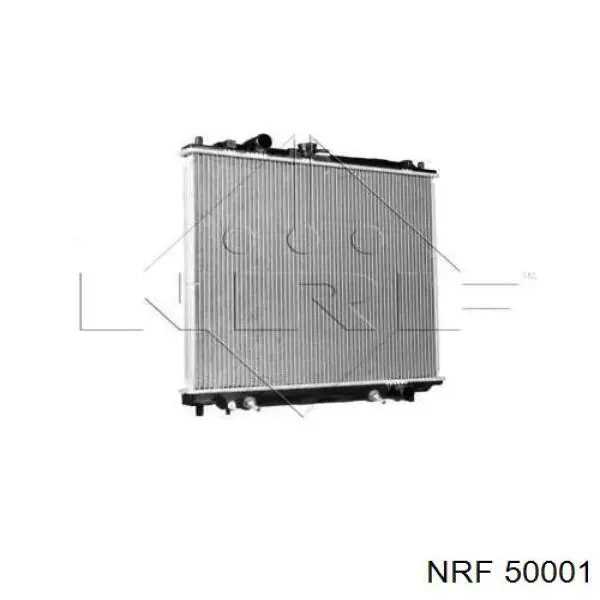 50001 NRF Радіатор охолодження двигуна