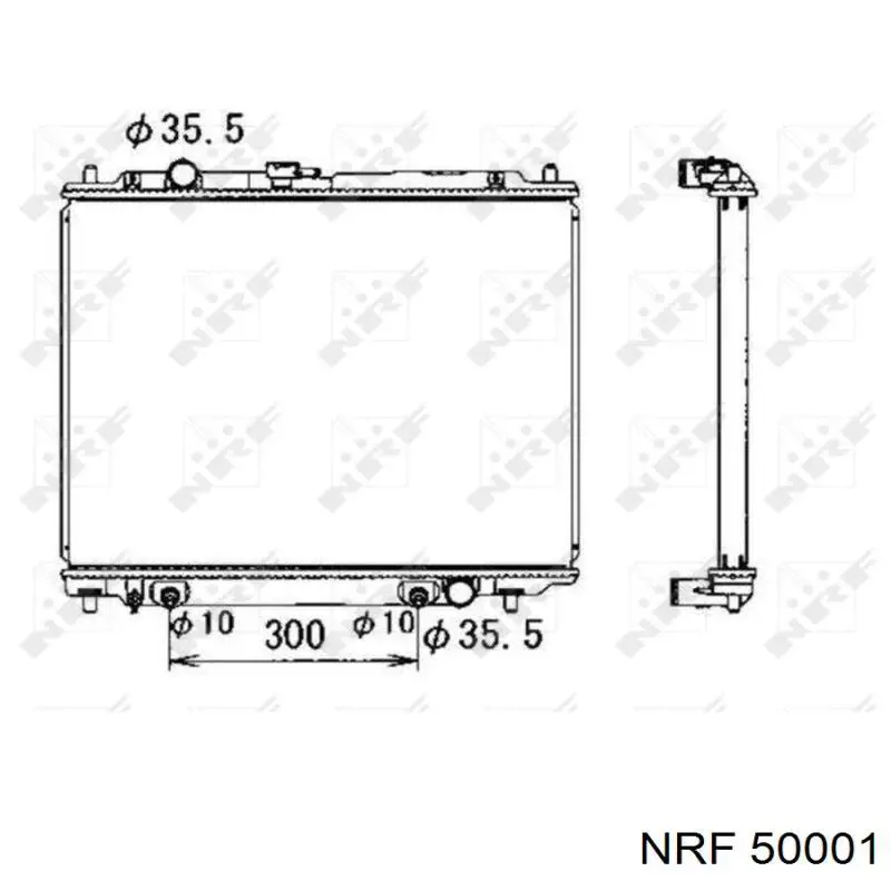 Радіатор охолодження NRF 50001