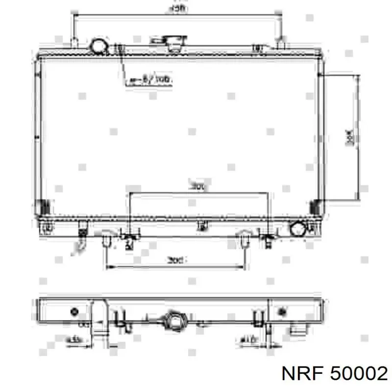 Радіатор MB660079 Market (OEM)