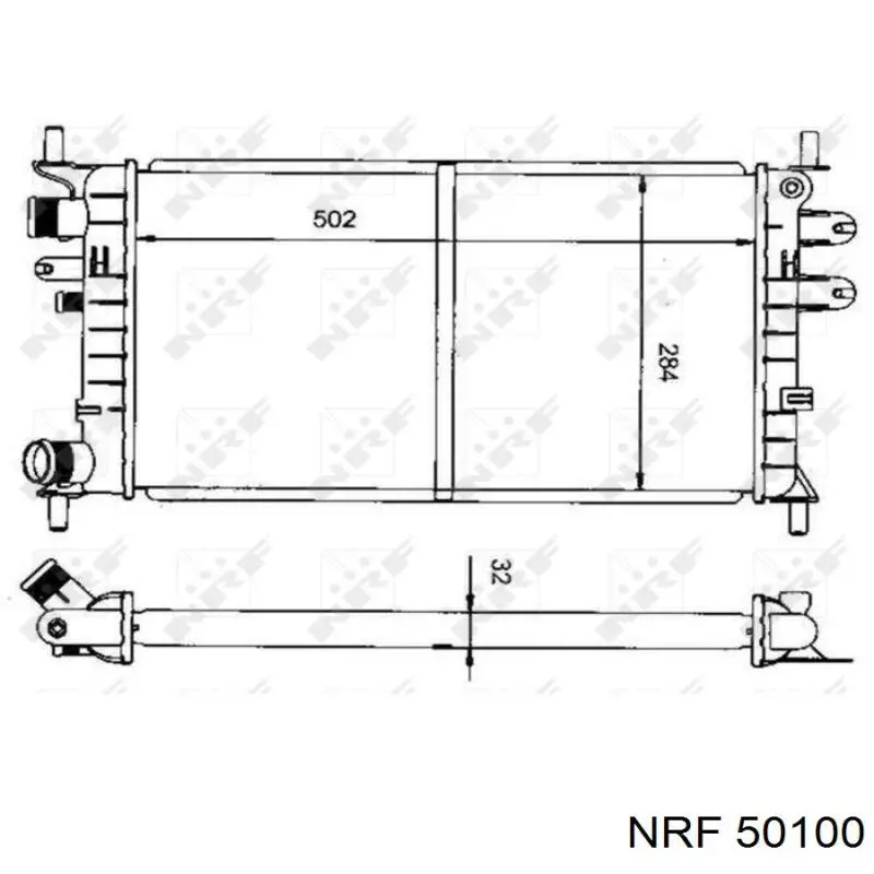 Радіатор основний Ford 91AB8005AF ціна, від 54.46 USD