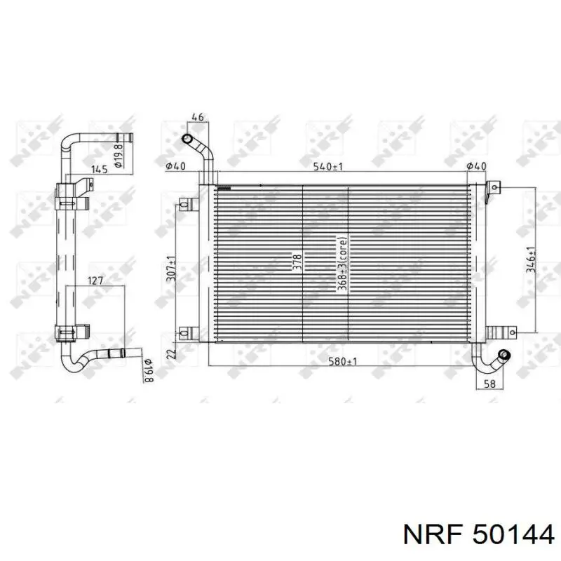 Радіатор основний NRF 50144 ціна, від 101.34 USD