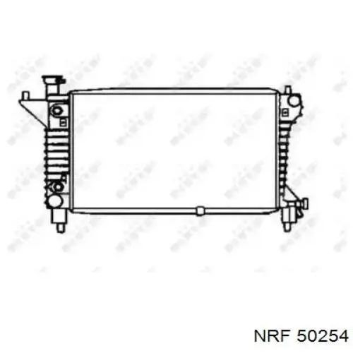 Купити 50254 NRF Радіатор двигуна