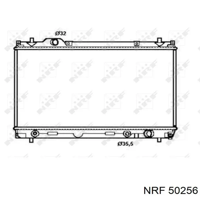 Радіатор 50256 NRF