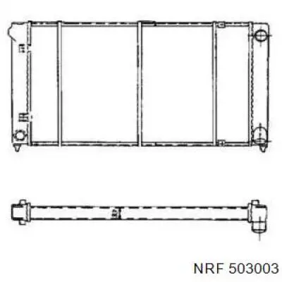 Купити 503003 NRF Радіатор двигуна