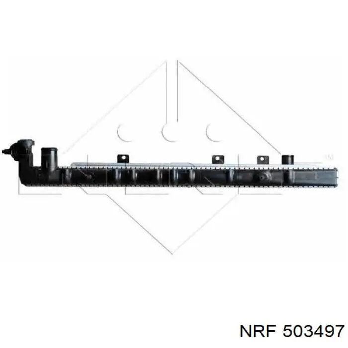 503497 NRF Радіатор охолодження двигуна