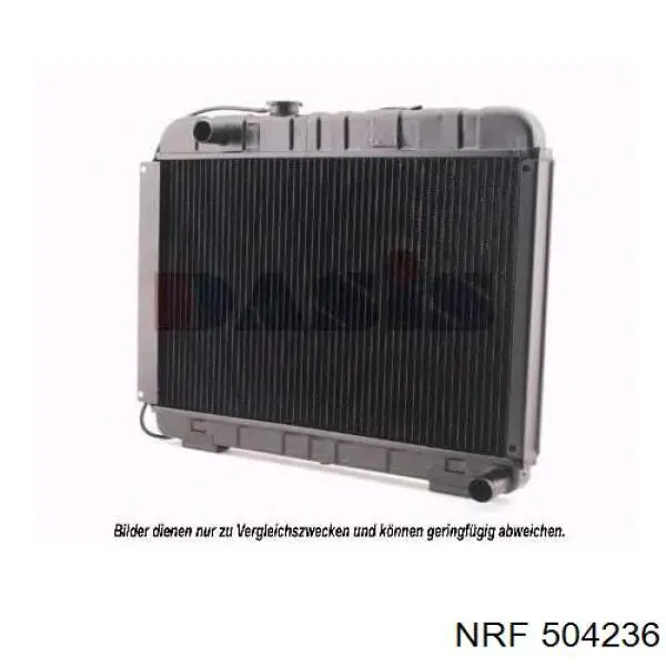 Радіатор основний NRF 504236 ціна, від 437.66 USD