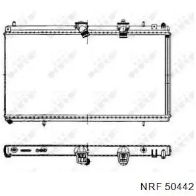 Купити 50442 NRF Радіатор двигуна