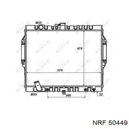 Радіатор основний Q-fix Q1720532 ціна, від 84.38 USD