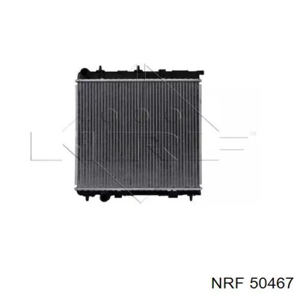 50467 NRF радіатор охолодження двигуна