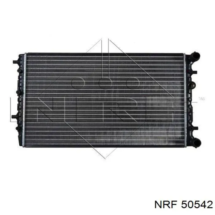 50542 NRF Радіатор охолодження двигуна