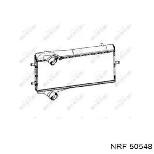 Купити 50548 NRF Радіатор двигуна