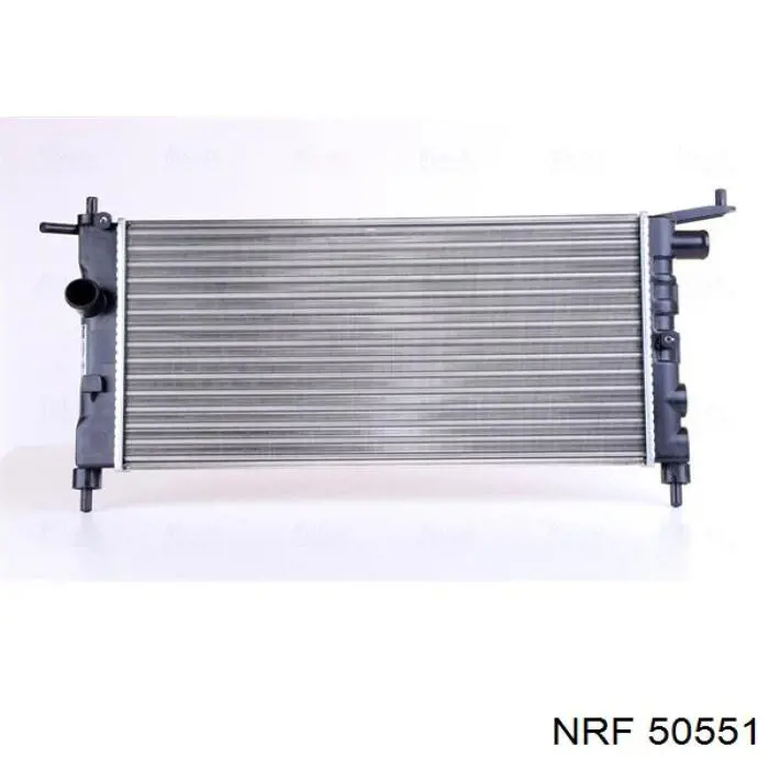 50551 NRF Радіатор охолодження двигуна
