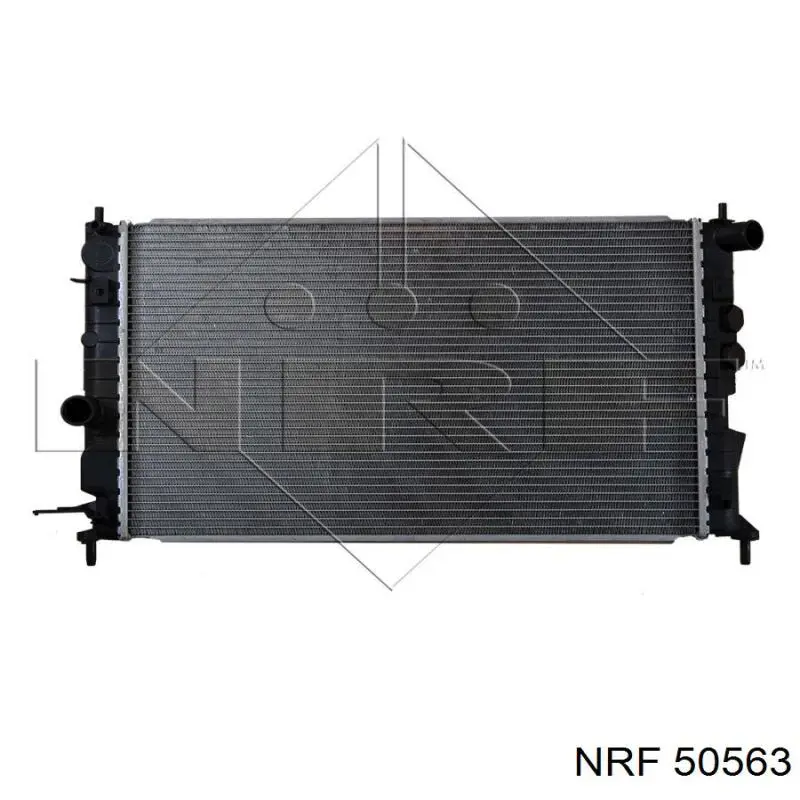 50563 NRF радіатор охолодження двигуна