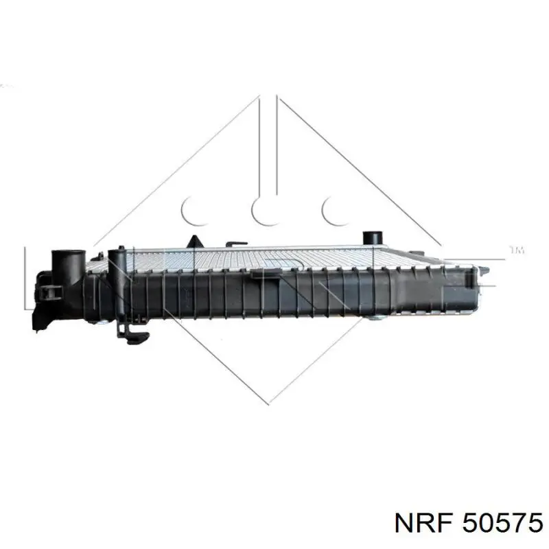 50575 NRF радіатор охолодження двигуна
