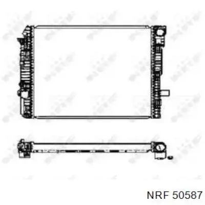 Купити 50587 NRF Радіатор двигуна