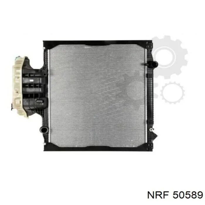 50589 NRF радіатор охолодження двигуна
