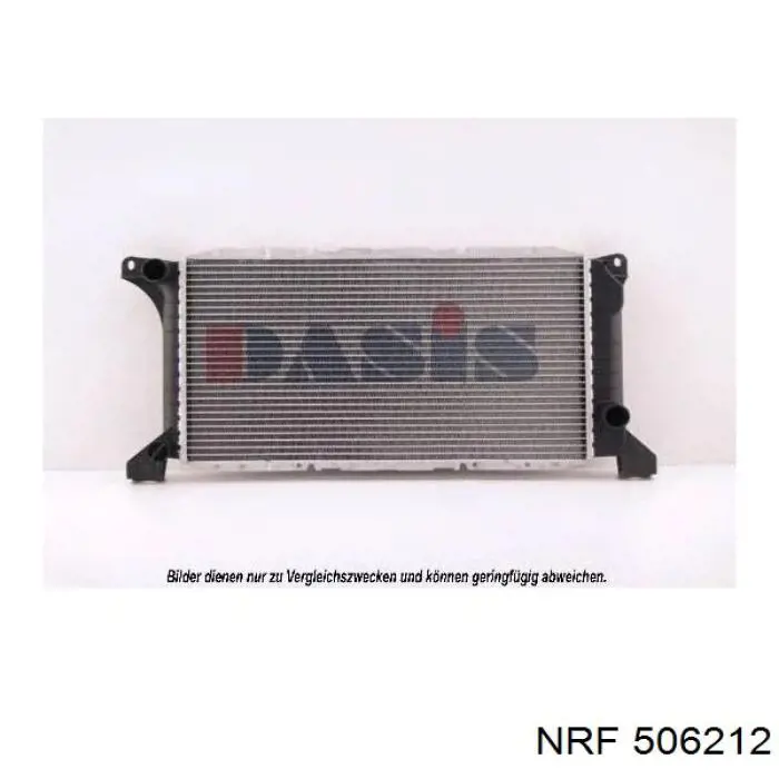 506212 NRF радіатор охолодження двигуна
