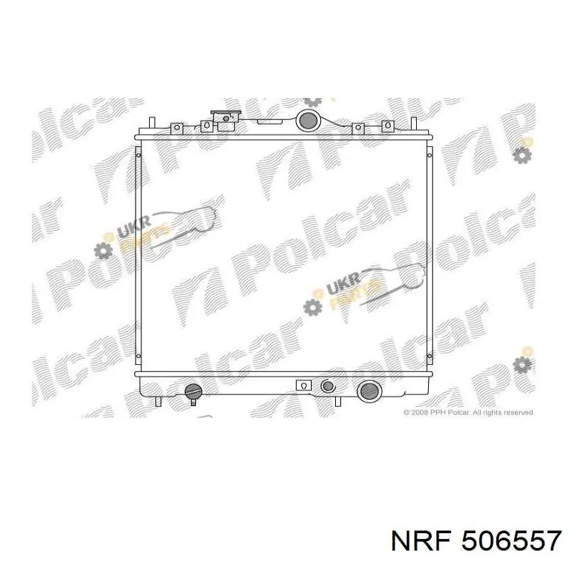 Купити 506557 NRF Радіатор двигуна