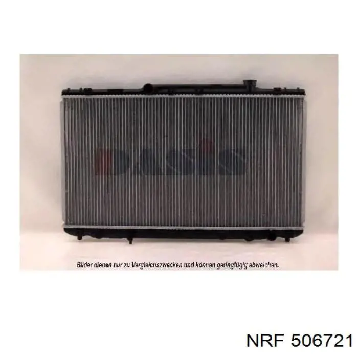 506721 NRF Радіатор охолодження двигуна