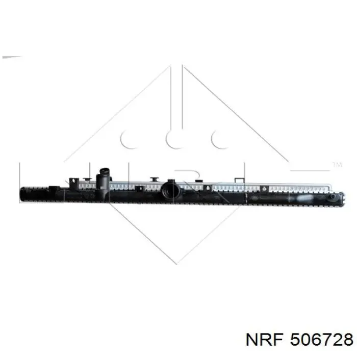 506728 NRF радіатор охолодження двигуна