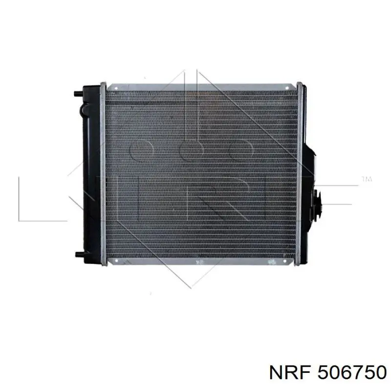 506750 NRF радіатор охолодження двигуна