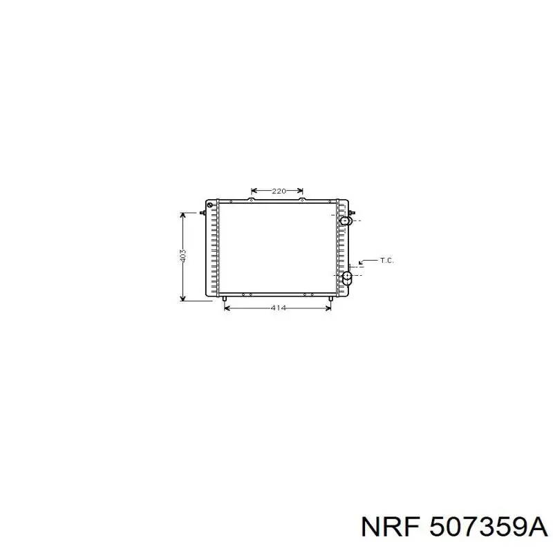 Купити 603108A2 Polcar Радіатор двигуна