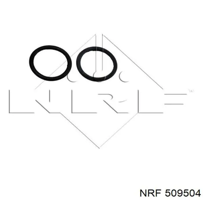 509504 NRF радіатор охолодження двигуна