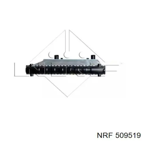 509519 NRF радіатор охолодження двигуна