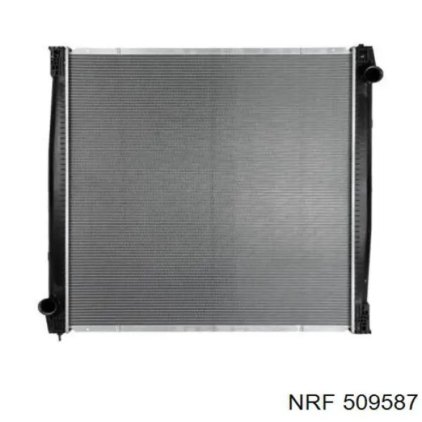 509587 NRF Радіатор охолодження двигуна