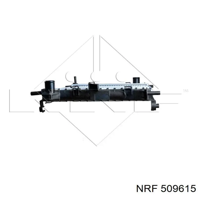 509615 NRF радіатор охолодження двигуна