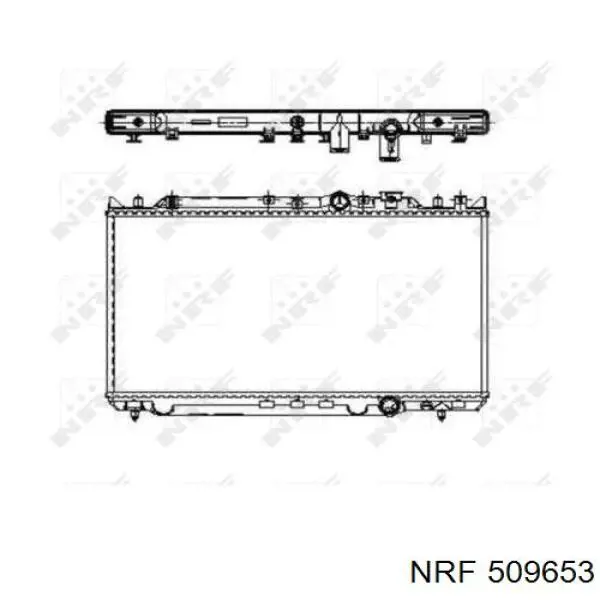 Радіатор основний NRF 509653 ціна, від 151.14 USD