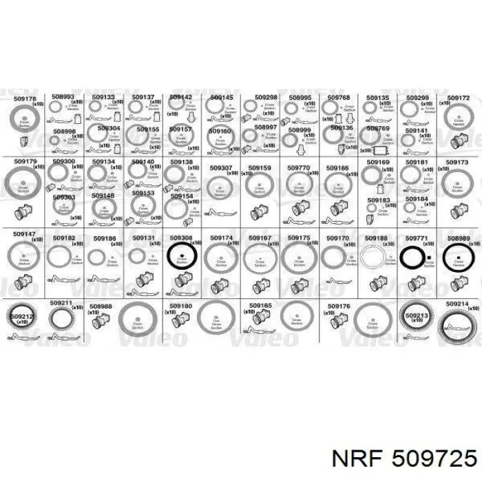 Радіатор основний NRF 509725 ціна, від 349.55 USD